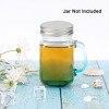 Unique Bargains Iron Regular Mouth Mason Canning Jars Lid with Sealing Rings 24 Pcs - 3 of 3