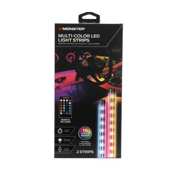 STP Multi-Color Car Interior LED Starlight Kit, Customizable,  Sound-Reactive (4-Pack) SIL1-1001-RGB - The Home Depot