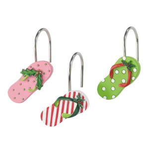 Avanti Flamingo Jingle Shower Hooks - 1 of 3