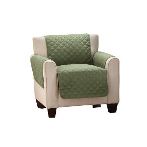 Collections Etc Reversible Quilted Furniture Protector Cover - 1 of 4