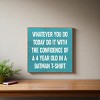 Slickblue Inspirational Wood Wall Sign 7x7 – Funny Motivational Quote for Office, Bedroom or Entryway, Color Options - 2 of 3