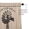Sawyer Mill Charcoal Windmill Shower Curtain 72x72 VHC Brands - 3 of 4