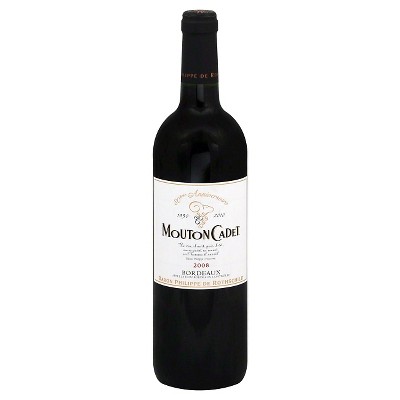 Mouton Cadet Red Bordeaux Wine - 750ml Bottle