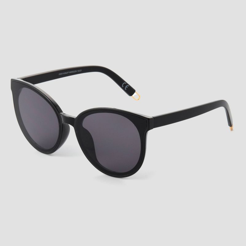 Women&#39;s Round Sunglasses - Universal Thread&#8482; Off Black, 3 of 8