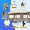 KTMBDW 10x20 Pop Up Canopy Tent with Vent, Easy Set Up Tent, Instant Sun Shelter Canopy, 12 Stakes & 6 Ropes, for Parties, Beach, Outdoor - 4 of 4