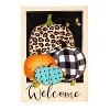 Evergreen Mixed Print Pumpkins Garden Linen Flag 12.5 x 18 Inches Indoor Outdoor Decor - 2 of 4