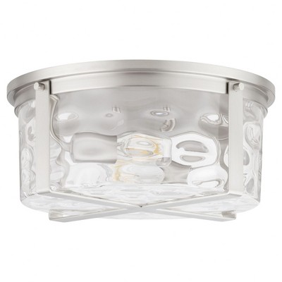 Quorum Lighting Steinway 2 - Light Flush Mount in  Satin Nickel