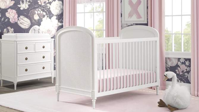 Delta Children Madeline 4-in-1 Convertible Crib - Bianca White, 2 of 12, play video
