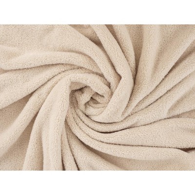Taupe Oversized Plush Fleece Throw Blanket