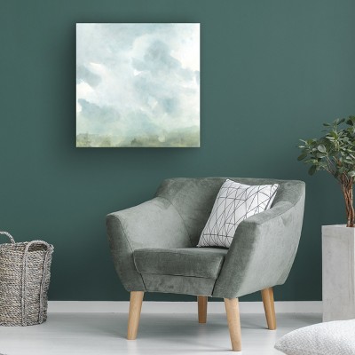 Moody Horizon I 18" x 18" Canvas Landscape Art