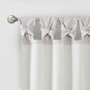 MAYEERTY 50x95" Twist Tab Lined Window Curtain Panel for Living Room Silver - 3 of 4