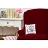 C&F Home 10" x 10" Valentine's Day "Crazy For You" Embroidered Small/Petite Accent Throw Pillow - 4 of 4