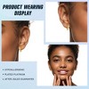 925 Sterling Silver Hoop Earrings Colorful Cubic Zirconia Jewelry Earrings for Women Set Earring Gifts for Her - 4 of 4