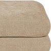 Meridian Furniture,Stellar Chenille Fabric Upholstered Modular Modular Ottoman - 2 of 4