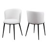 Brassex Set of 2 Ariel Dining Chairs - 2 of 4