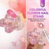 SAVILAND Pro Press-On Training System - 11 Stands w/40 Balls & Magnets Salon Kit .(Cranberry)​ (Cranberry) - 3 of 4