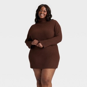 Women's Mini Sweater Dress - A New Day™ - 1 of 3