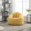 Bedding Bean Bag Sofa Chair High Pressure Foam Bean Bag Chair Adult Material with Padded Foam Padding Compressed Bean Bag With Footrest - 2 of 4