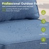 XIZZI Premium Outdoor Swivel Chair Sofa Set in 7 Colors, Modular Patio Seating with Swivel Chairs, Add-Ons Like Coffee Table and Fire Pit - 4 of 4