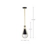 Nuvo Lighting Admiral 1 - Light Pendant in  Matte Black/Natural Brass - 3 of 4