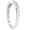 Pompeii3 1/4ct Diamond 10k White Gold Wedding Anniversary Guard Ring - 3 of 4