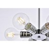 Elegant Lighting Reyes 6 lights chrome pendant - 4 of 4