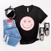 Simply Sage Market Women's Floral Smiley Face Long Sleeve Graphic Tee - 3 of 4