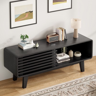 TV stand from side/front angle
