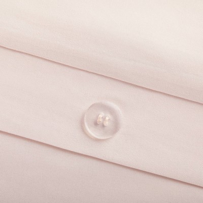 Blush Full/Queen Ultra Soft Polyester Duvet Cover Set