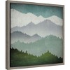 Amanti Art First Snow by Ryan Fowler Canvas Wall Art Print Framed 16-in. x 16-in. - 3 of 4