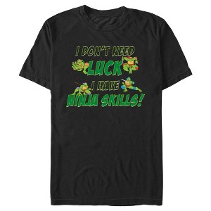 Men's Teenage Mutant Ninja Turtles I Don't Need Luck I Have Ninja Skills T-Shirt - 1 of 4