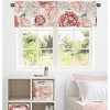 Sweet Jojo Designs Window Valance Treatment 54in. Peony Floral Garden Pink and Ivory - 2 of 4