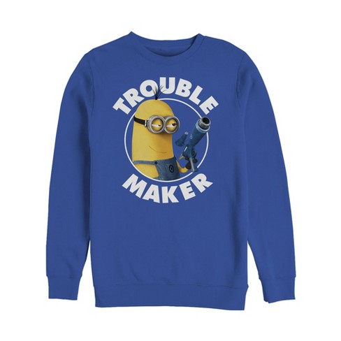 det kan Ballade det er alt Men's Despicable Me Minion Trouble Maker Sweatshirt : Target