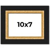 PosterPalooza | Photo Size Embellished Brown Picture Frame - UV Acrylic, Foam Board Backing, Hanging Hardware - 2 of 4