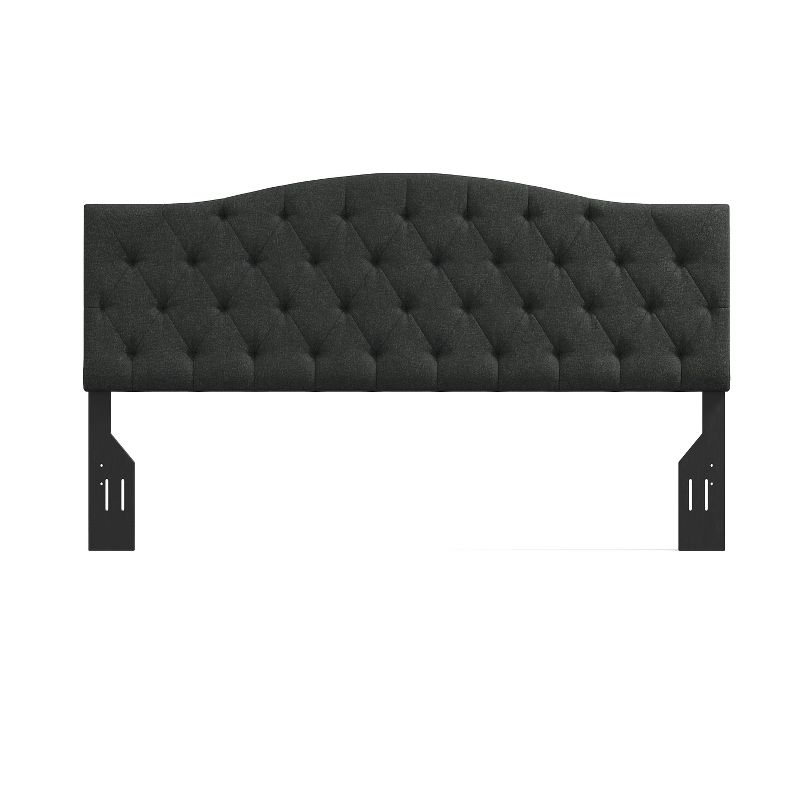 Glenwillow Home Oros Tufted-Camelback Upholstered Headboard, 4 of 8
