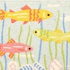 Jellybean Candy Colored Fish Doormat – 20"x30" Indoor/Outdoor Rug, Washable Entry Mat - 2 of 3