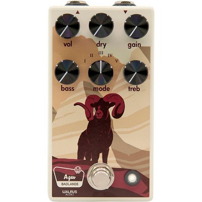 Walrus Audio Ages Five-State Overdrive National Park Effects Pedal Cream
