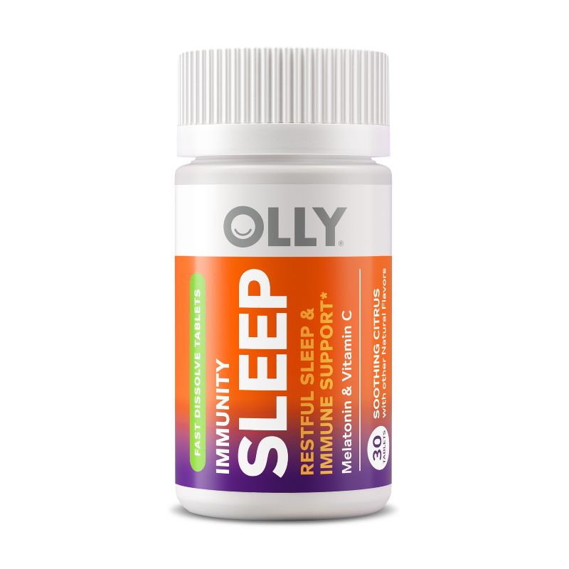 OLLY Immunity Sleep Fast Dissolve Vegan Tablets - 30ct, 1 of 9
