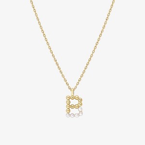 Bearfruit Jewelry Cultured Pearl Pavé Initial Necklace - 1 of 3