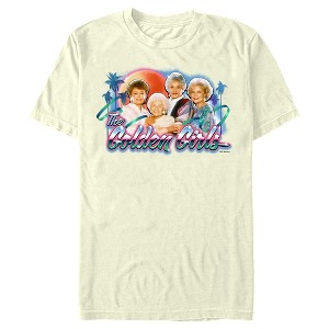 Men's The Golden Girls 80s Graffiti Portrait T-Shirt - 1 of 4