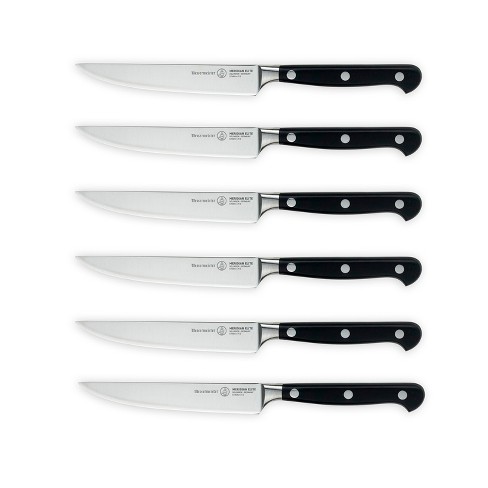 Messermeister Meridian Elite 6 Piece Fine Edge Steak Set In Steak Knife ...