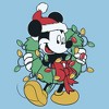 Boy's Mickey & Friends Christmas Wreath Mickey T-Shirt - 2 of 4