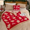 Snuggle Sac Christmas Throw Blanket Soft Knit Bed Blanket 50x60" - 2 of 4