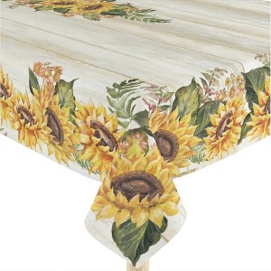 Laural Home Sunflower Farm Rectangle Tablecloth - 1 of 2
