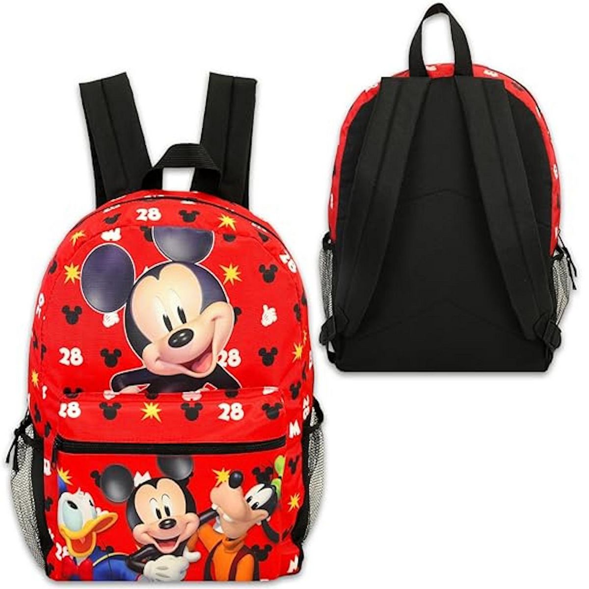 Disney Mickey Mouse School 16" Backpack - Goofy, Donald ages 3+ - thumbnail 3