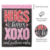 Magnolia Garden Hugs Kisses X O X O Southern Wishes 13 x 18 Inch Polyester Garden Flag - 2 of 2