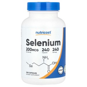 Nutricost Selenium, 200 mcg, 240 Capsules - 1 of 2