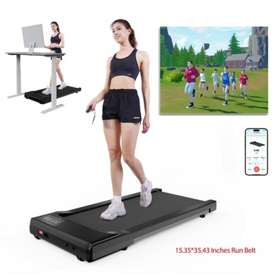 Superun Treadmills Under Walk pad Portable Treadmill Motor Running Quietly For Home Office