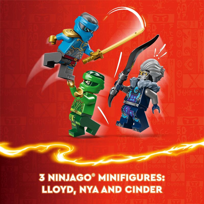 LEGO NINJAGO Lloyd&#39;s Elemental Power Mech Ninja Gift Toy 71817, 4 of 7