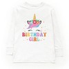 The Juniper Shop Birthday Girl Unicorn Youth Long Sleeve Tee - 2 of 4